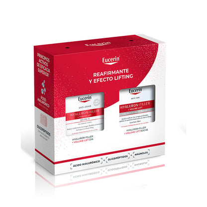 Eucerin Hyaluron Filler + Volume-Lift Day Cream for Normal to Combination Skin, 2-Piece Set