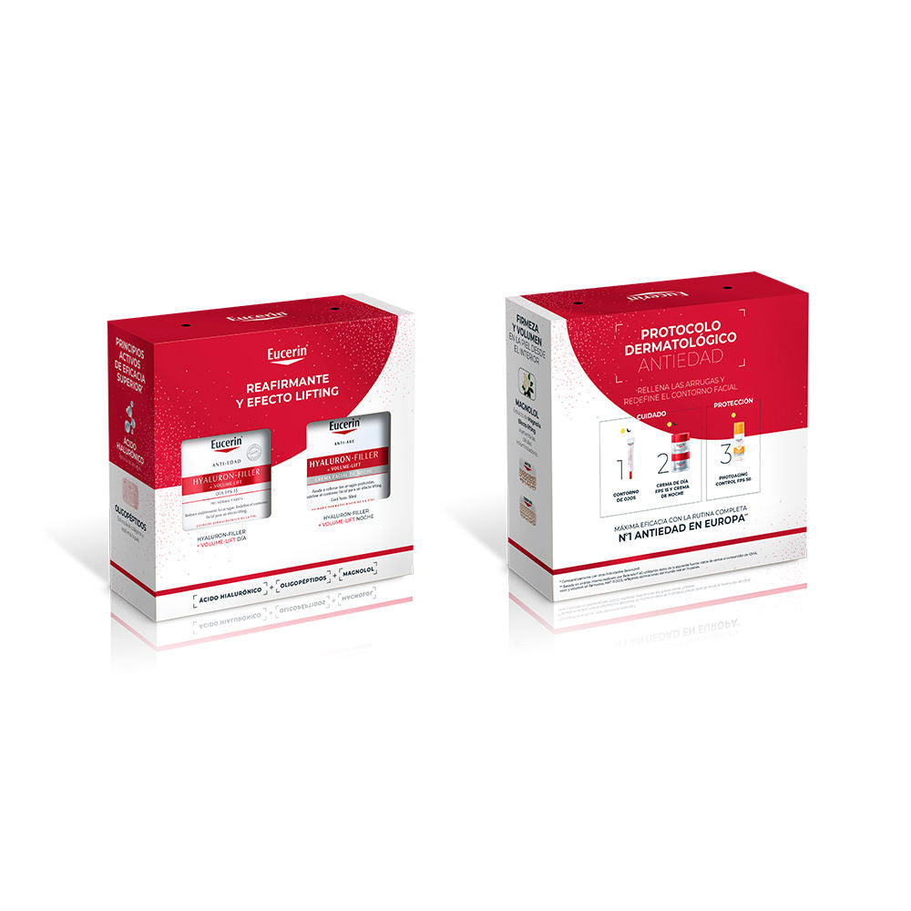 Eucerin Hyaluron Filler + Volume-Lift Day Cream for Normal to Combination Skin, 2-Piece Set