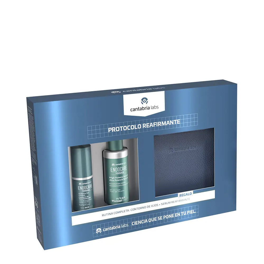 Endocare Tensage Firming Protocol Set 3 Pcs: Serum 30 Ml + Eye Contour Cream 15 Ml + Cosmetic Bag 1 Unit