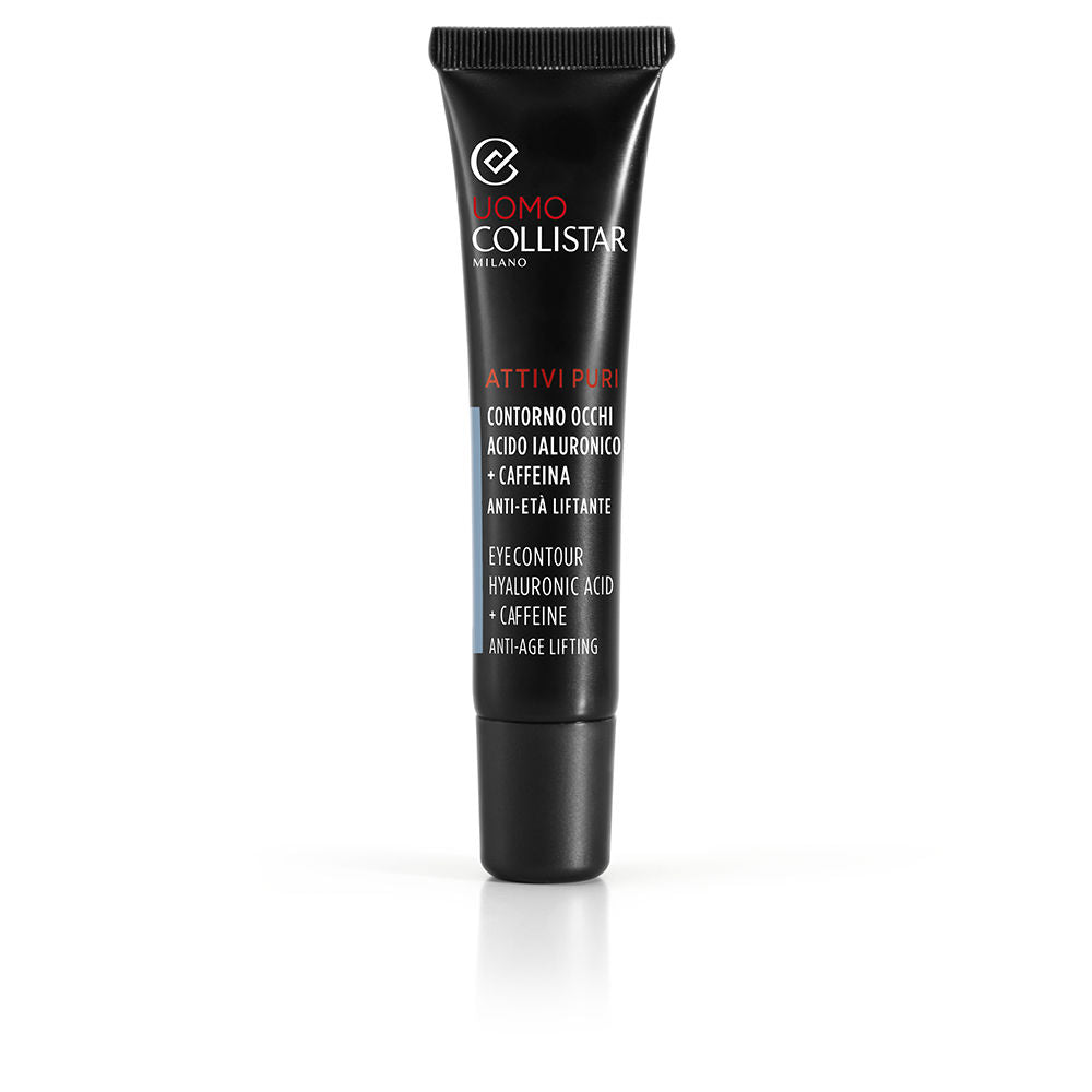 Collistar Uomo attivi puri contorno de ojos ácido hialurónico y cafeína 15 ml