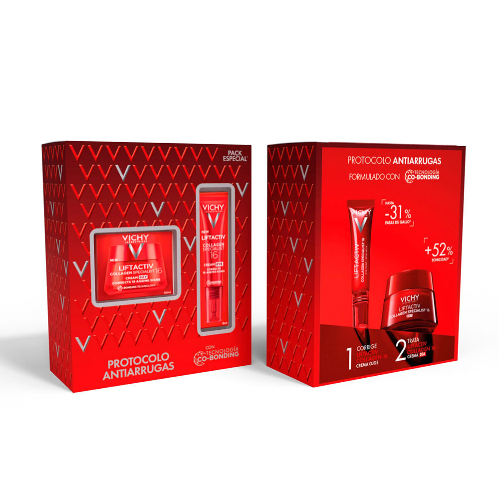 Vichy Liftactiv Collagen Specialist 16 Anti-Wrinkle Protocol Set of 2