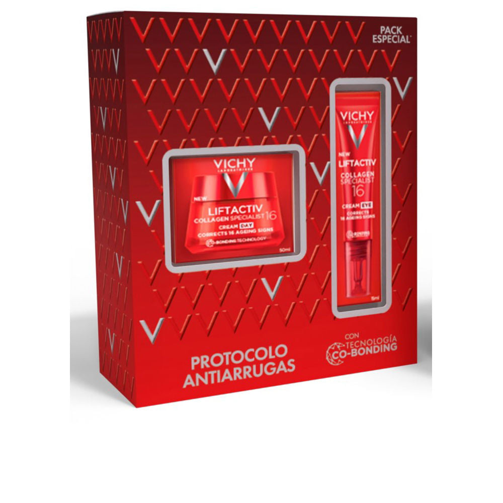 Vichy Liftactiv Collagen Specialist 16 Anti-Wrinkle Protocol Set of 2