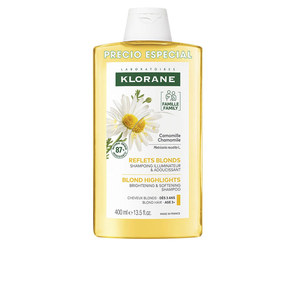 Klorane Chamomile Illuminating Shampoo for Blonde Highlights 400 ml