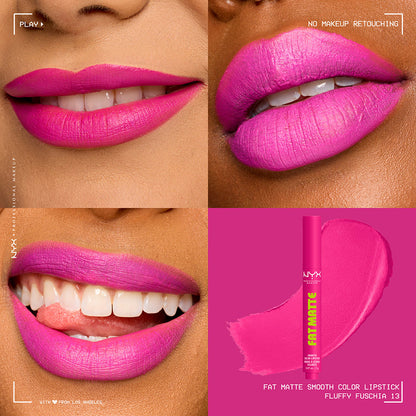 Nyx Professional Make Up Fat Matte Smooth Color Lipstick 