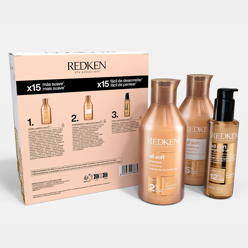 Redken All Soft 3-Piece Case