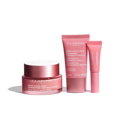 Clarins Multi-Active Cream for All Skin Types, 3-Piece Set