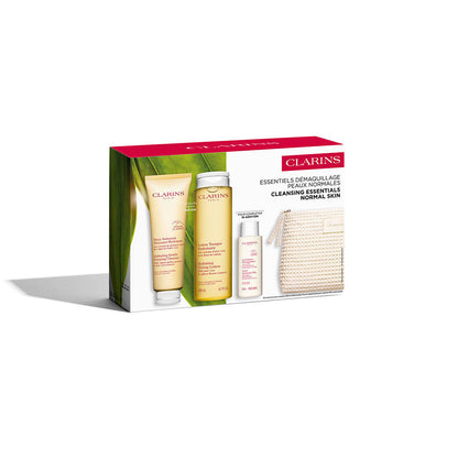Clarins Normal-Dry Skin Cleansing Essentials 4-Piece Set