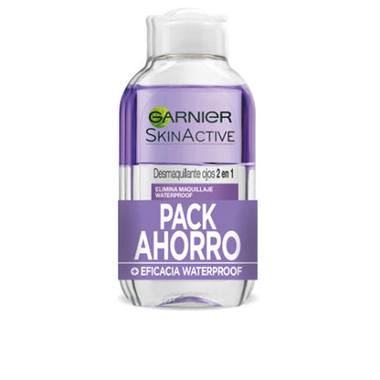 Garnier Skinactive 2-in-1 Eye Makeup Remover Pack 2 X 125 ml