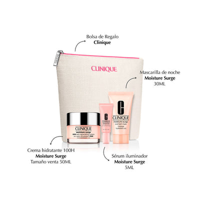 Clinique Moisture Surge 100h Case 4 pcs