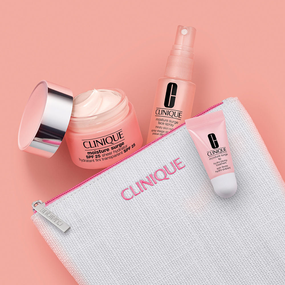Clinique Moisture Surge SPF25 Light Moisturizing Cream 4-Piece Set