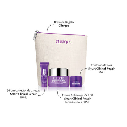 Clinique Smart Clinical Repair Anti-Wrinkle Cream SPF30 4-Piece Set