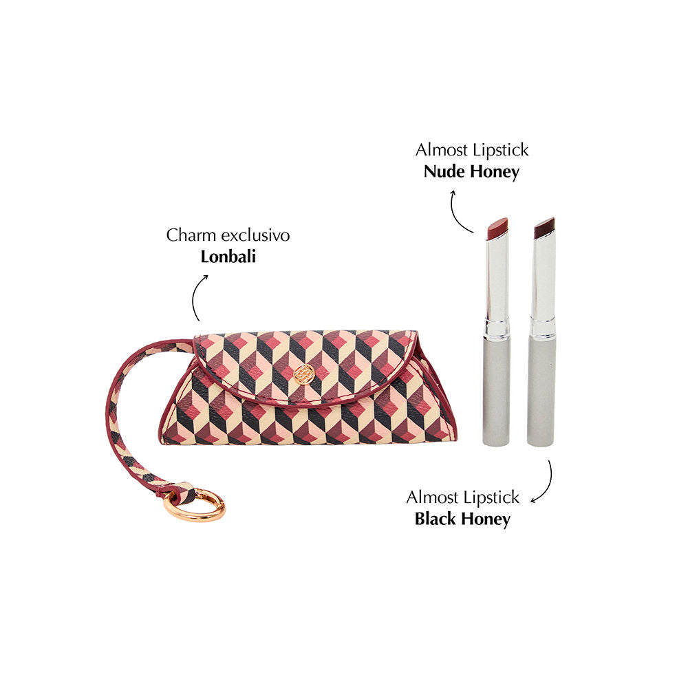 Clinique Lonbali X Clinique Almost Lipstick Set 3 pc