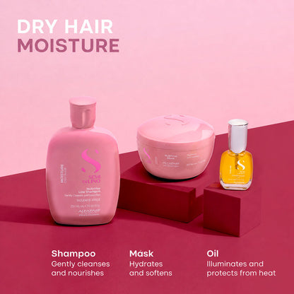 Alfaparf Milano Semi Di Lino Holiday Moisture Estuche 3 Pz