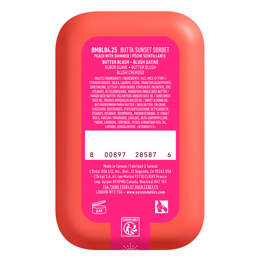 Nyx Professional Make Up Buttermelt Blush 