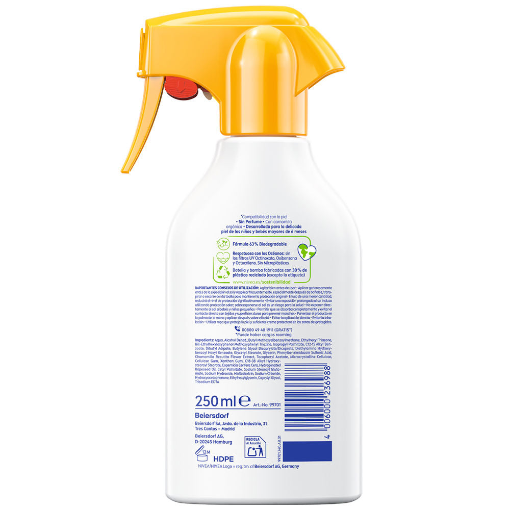 Nivea Sun Babies &amp; Kids Sun Lotion Spray SPF50+ 250 ml