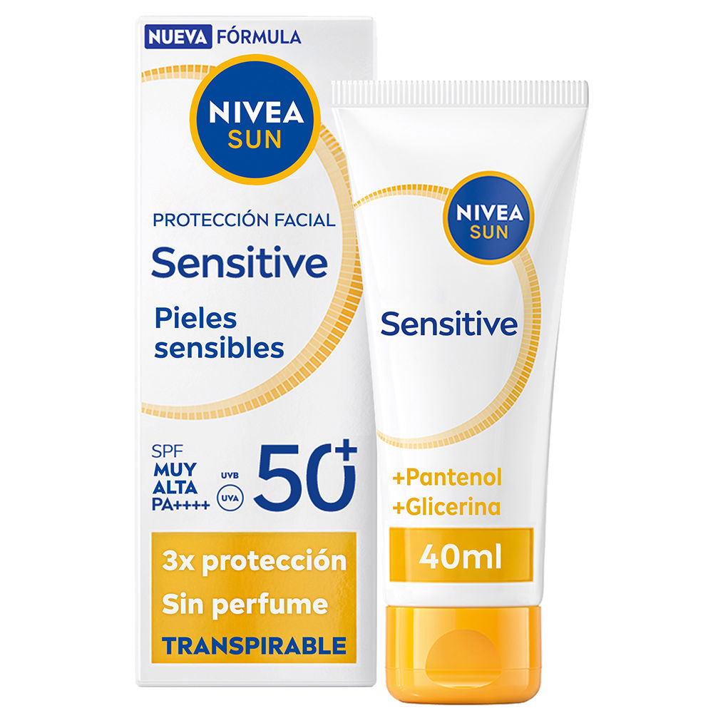 Nivea Sun Sensitive Facial Protection SPF50+ 40 ml