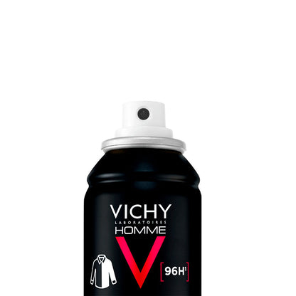 Vichy Homme Antiperspirant Spray for Men, for Sensitive Skin, Alcohol-Free 125 ml
