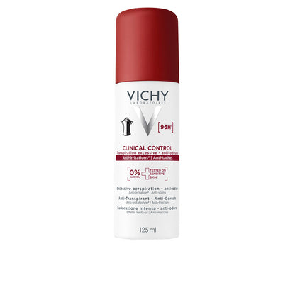 Vichy Clinical Control Antiperspirant Spray for Women, for Sensitive Skin, Alcohol-Free 125 ml