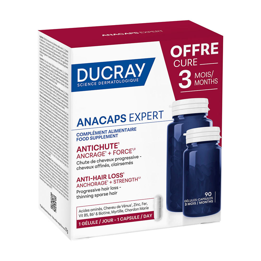 Ducray Anacaps Expert Anti-Hair Loss Capsules 90 Units