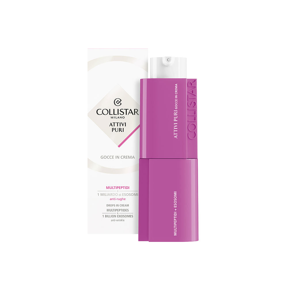 Collistar Attivi Puri Exo Serum+ Multi-Peptides, Silky Anti-Wrinkle Cream 30 ml