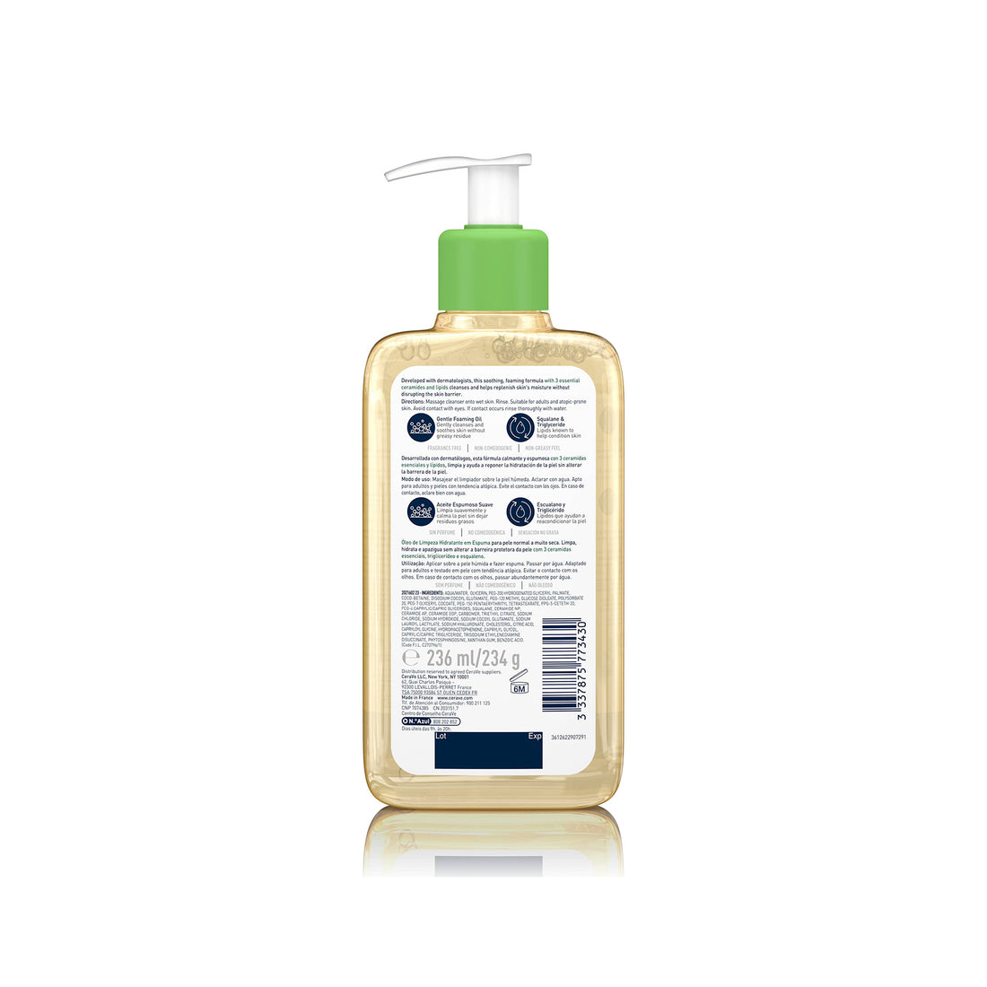 CeraVe Hydrating Foaming Oil Cleanser 236ml (7.98fl oz)