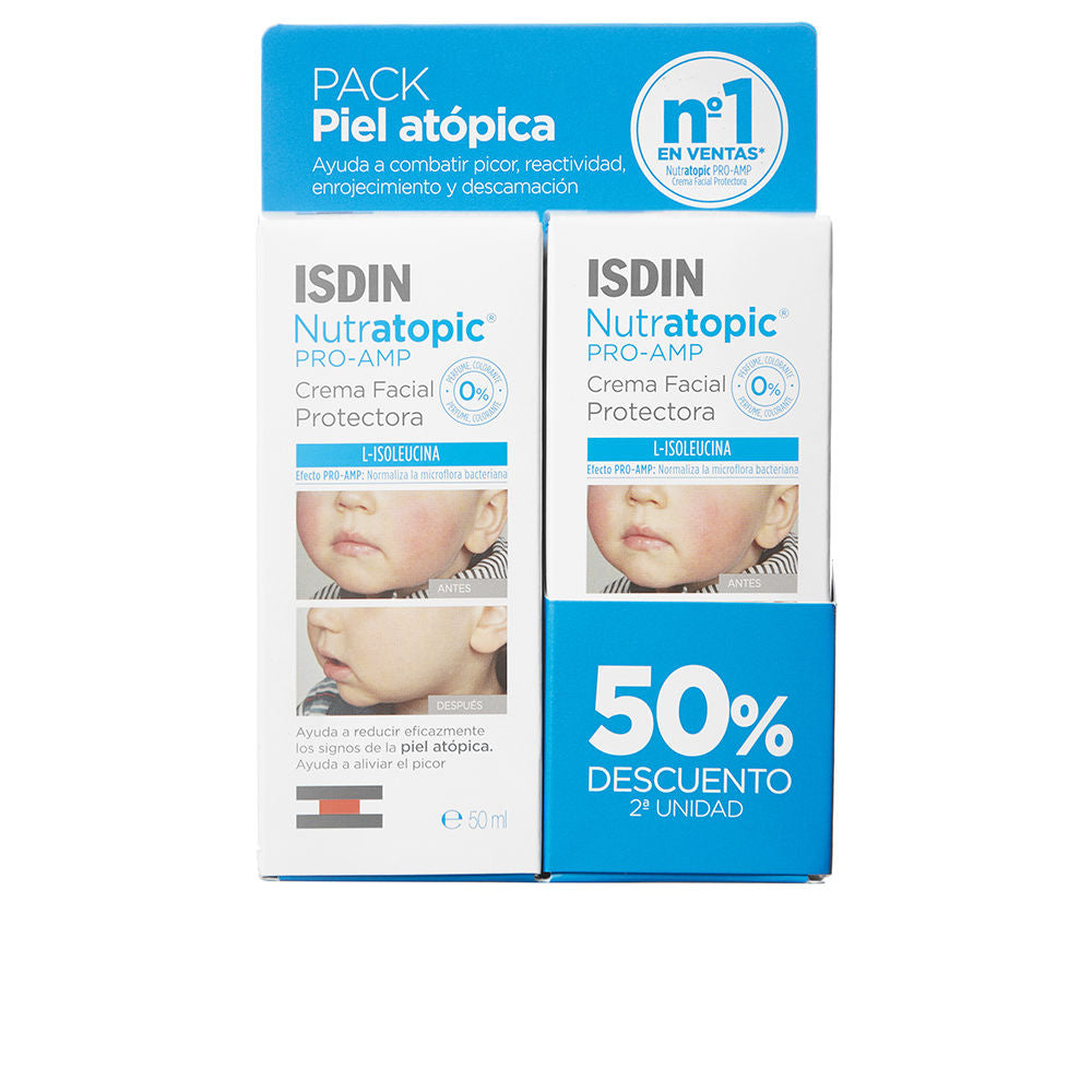 ISDIN Nutratopic Pro-Amp Facial Cream Duo 2 X 50 ml