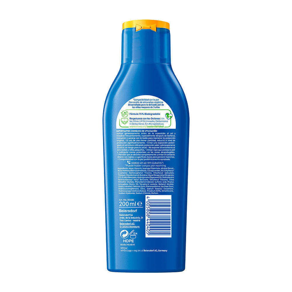 Nivea Sun Kids Waterproof Moisturizing Protector SPF50+ 200 ml