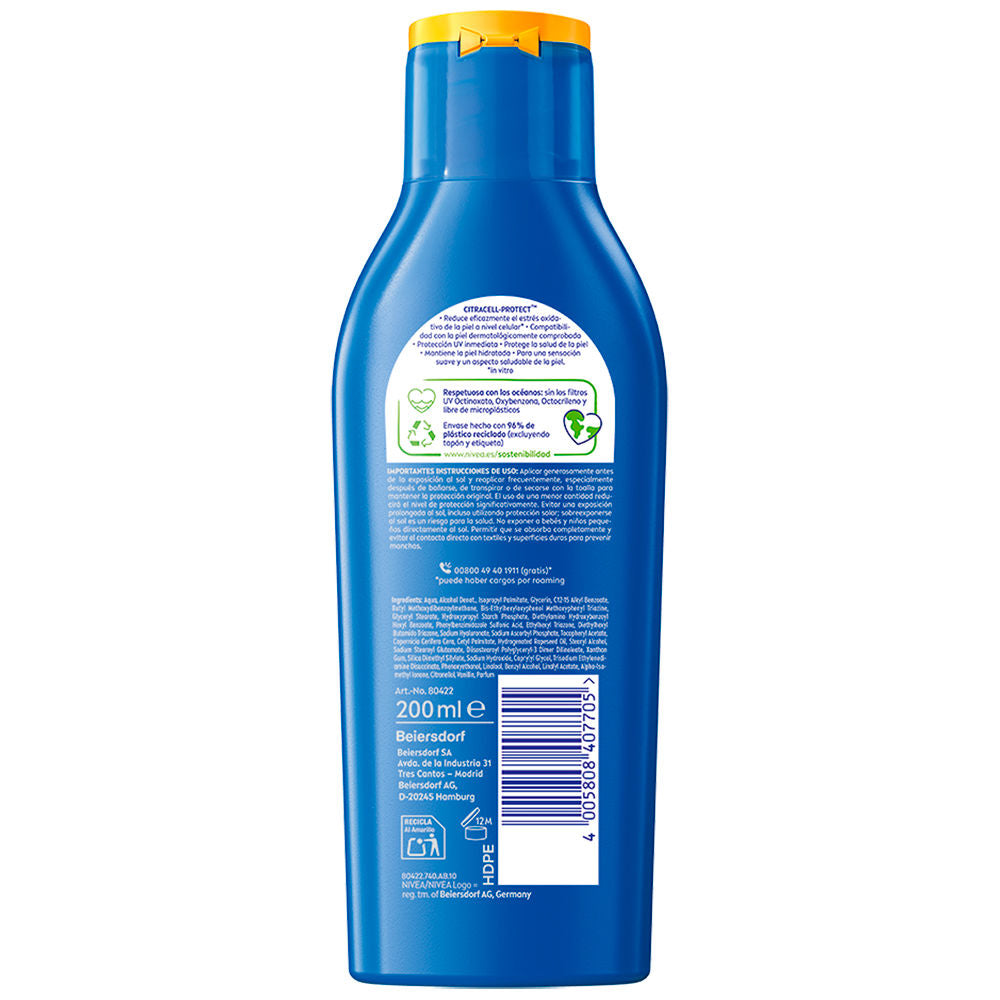 Nivea Sun Protects&amp;hydrates Milk SPF20 200 ml
