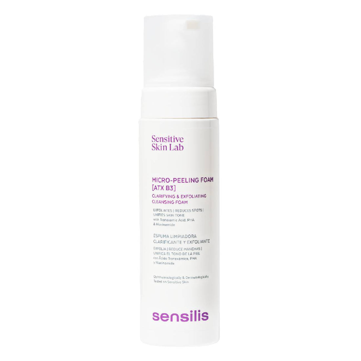 Sensilis Micro-Peeling Foam [atx B3] Clarifying and Exfoliating Cleansing Foam 200 ml