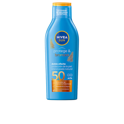 Nivea Sun Protects&amp;tans Milk SPF50 200 ml