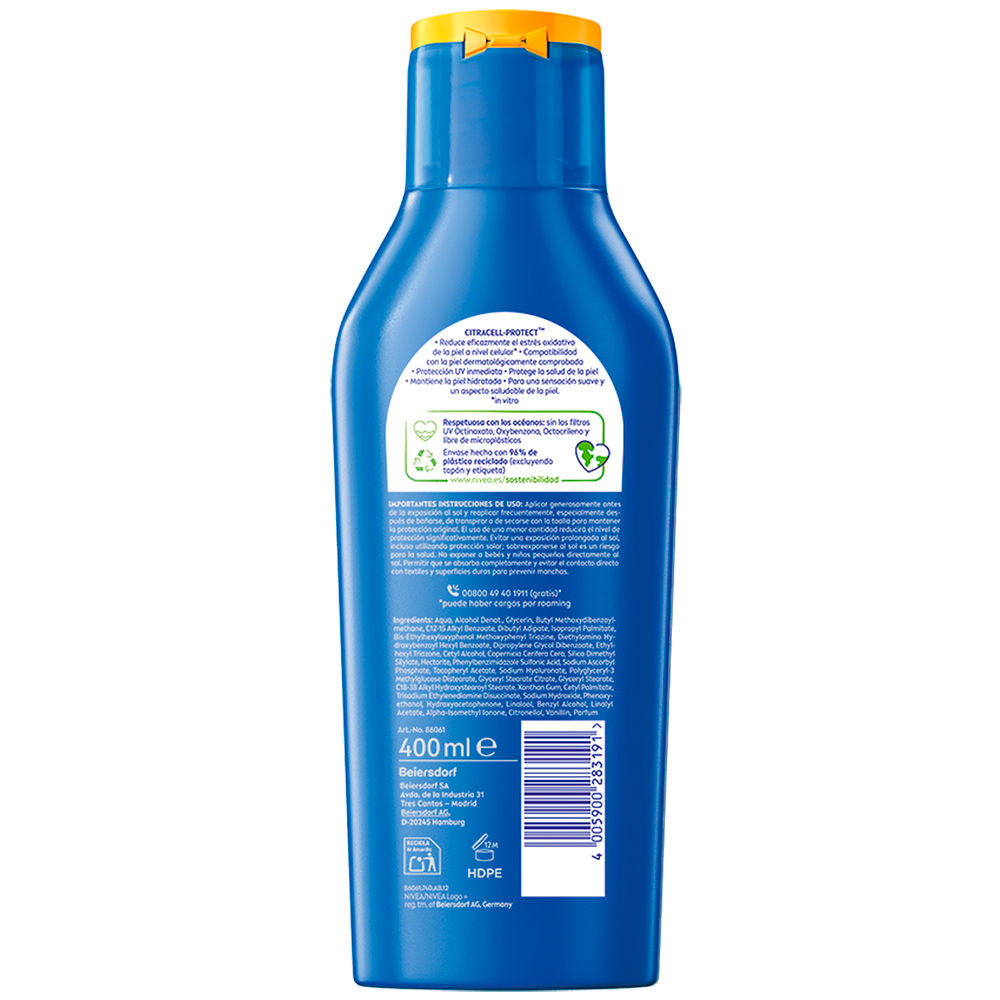Nivea Sun Protects&amp;hydrates Milk SPF50+ 400 ml