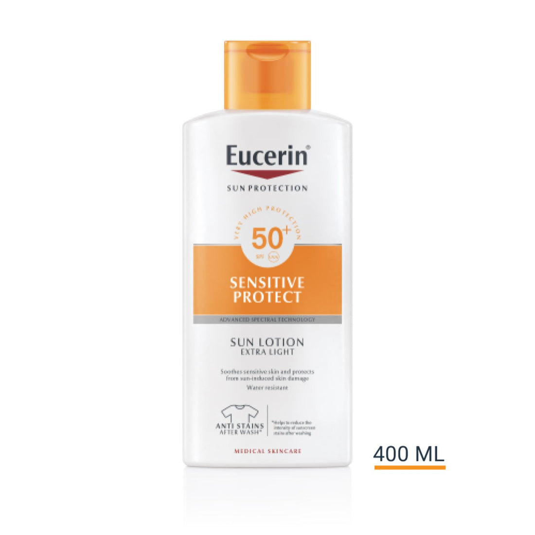 Eucerin Solar Sensitive Lotion Extra Light SPF50+ 400ml
