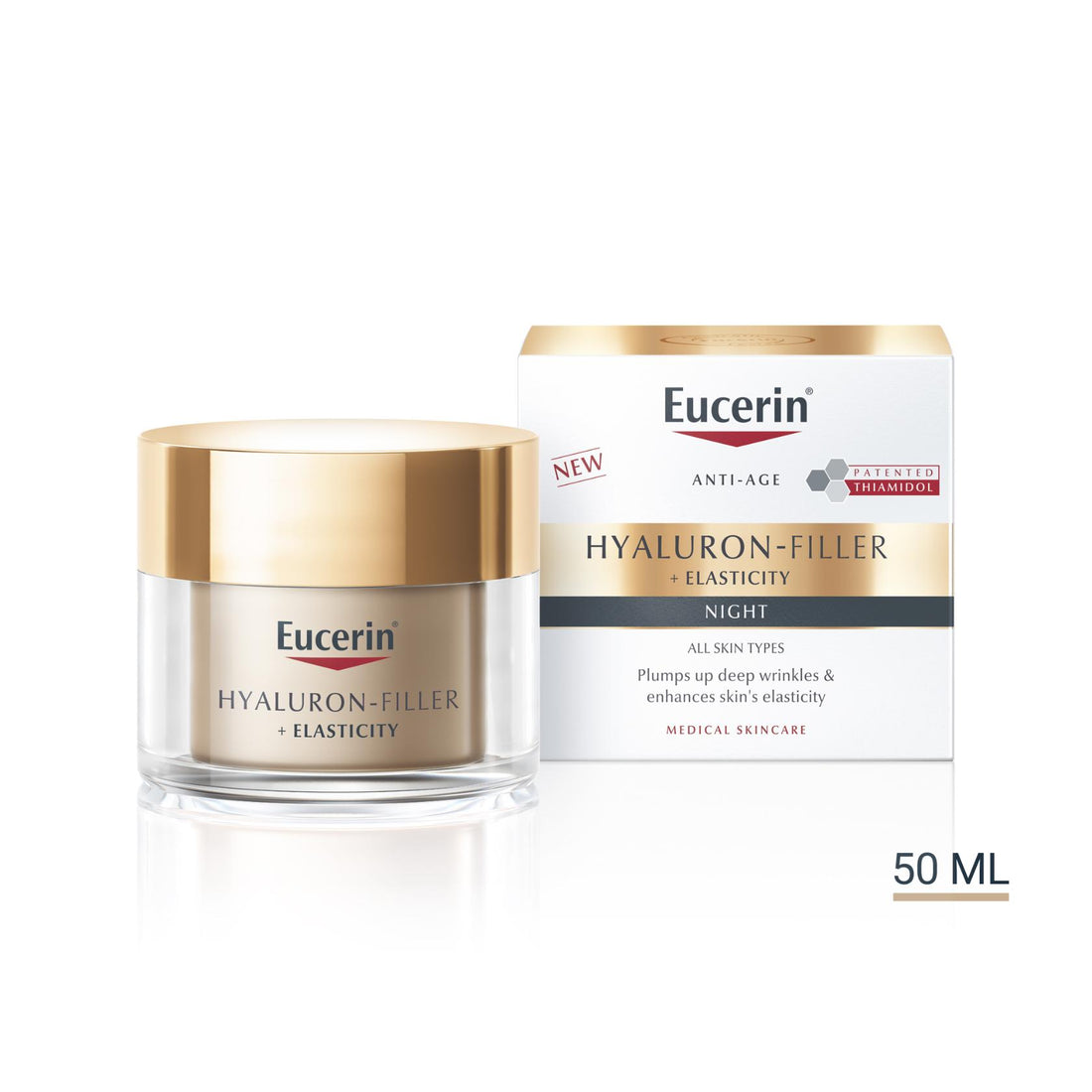 Eucerin Hyaluron-Filler + Elasticity Night Cream 50ml