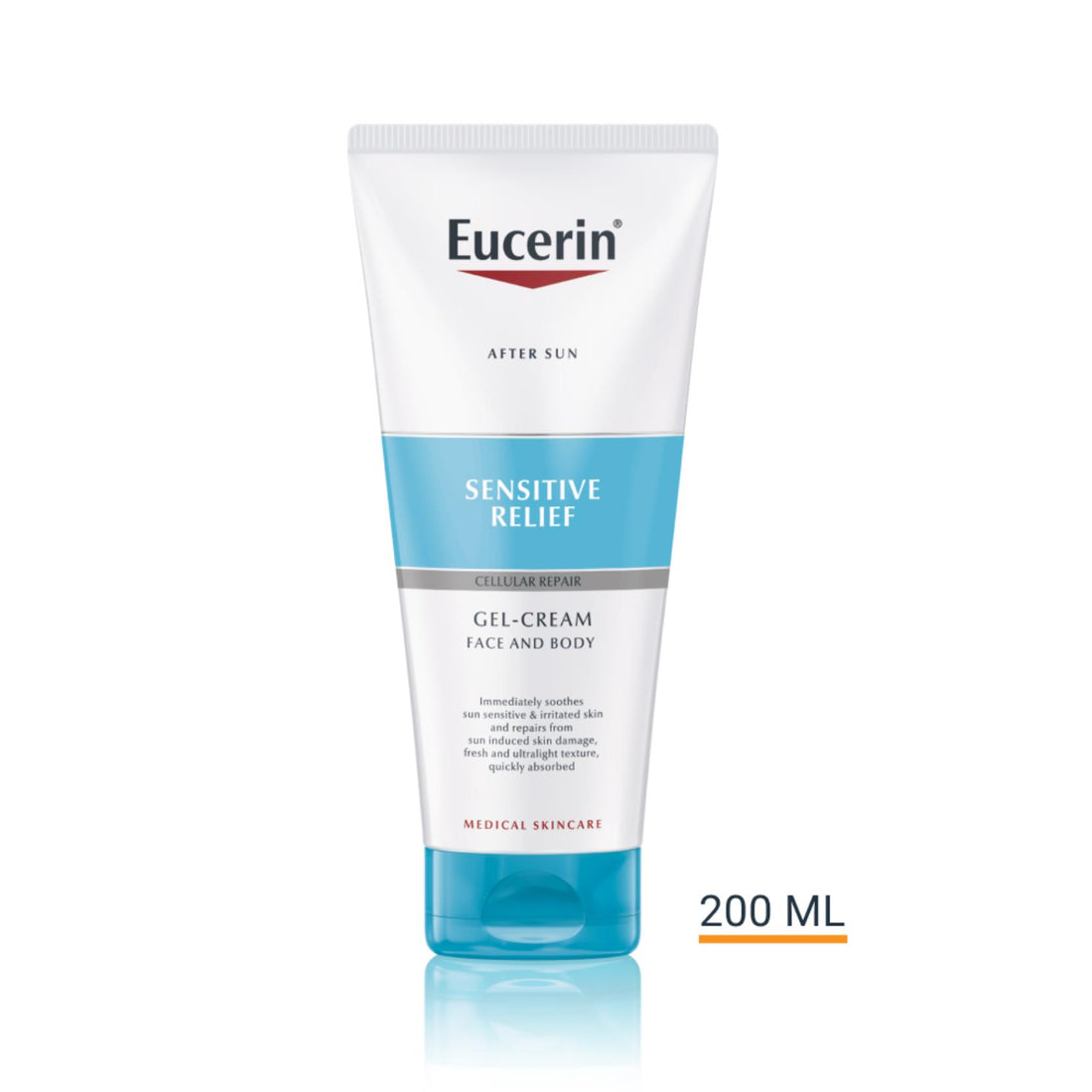 Eucerin Sun Sensitive Relief Gel-Crème Après Soleil Visage &amp;amp; Corps 200 ml