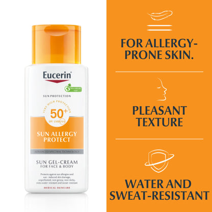 Eucerin Gel-Crème Solaire Protection Allergie SPF50 150 ml