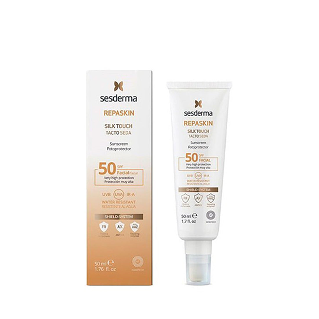 Sesderma Repaskin Silk Touch Facial Sunscreen SPF50 50ml (1.69fl oz)