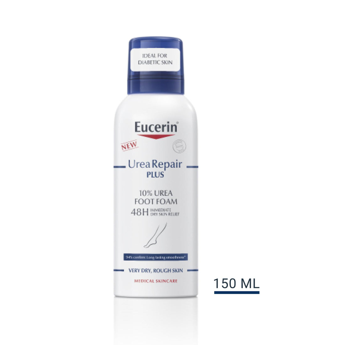 Eucerin UreaRepair Plus 10% Urea Foot Foam 150ml