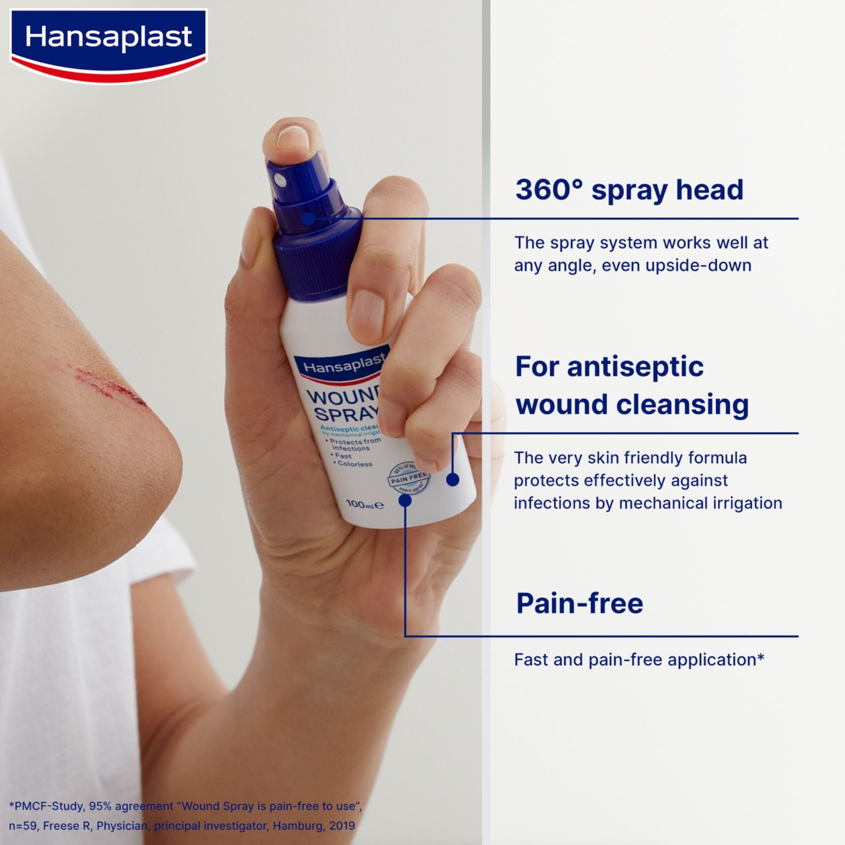 Hansaplast Wound Spray 100ml (3.38fl oz)