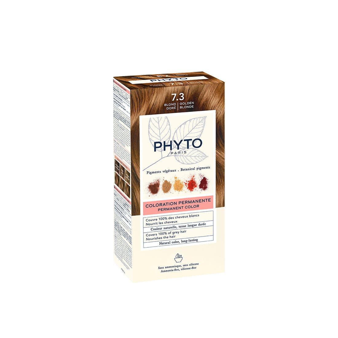 Phytocolor Permanent Color Shade 7.3 Golden Blonde