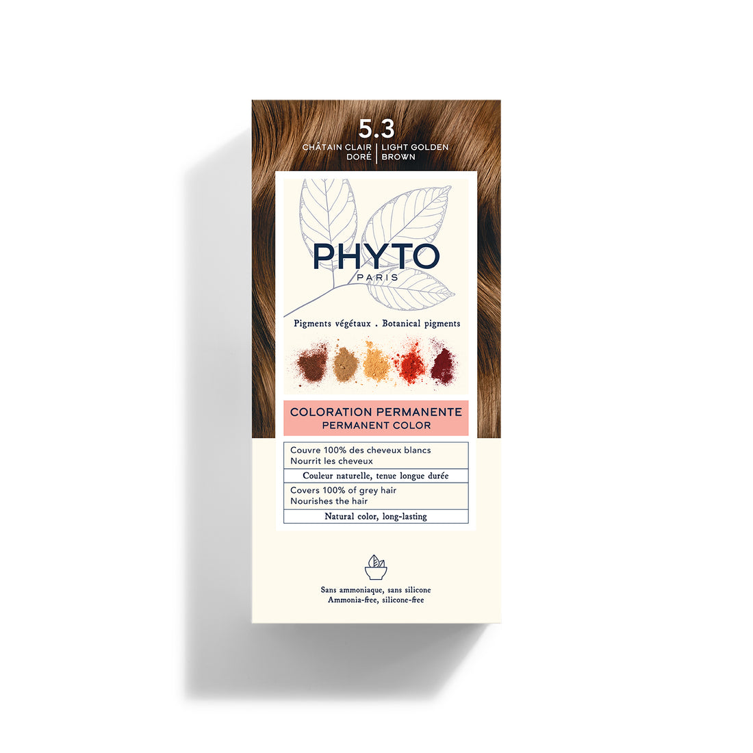 Phytocolor Permanent Color Shade 5.3 Light Golden Brown