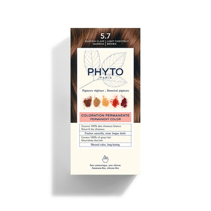 Phytocolor Permanent Color Shade 5.7 Light Chestnut Brown
