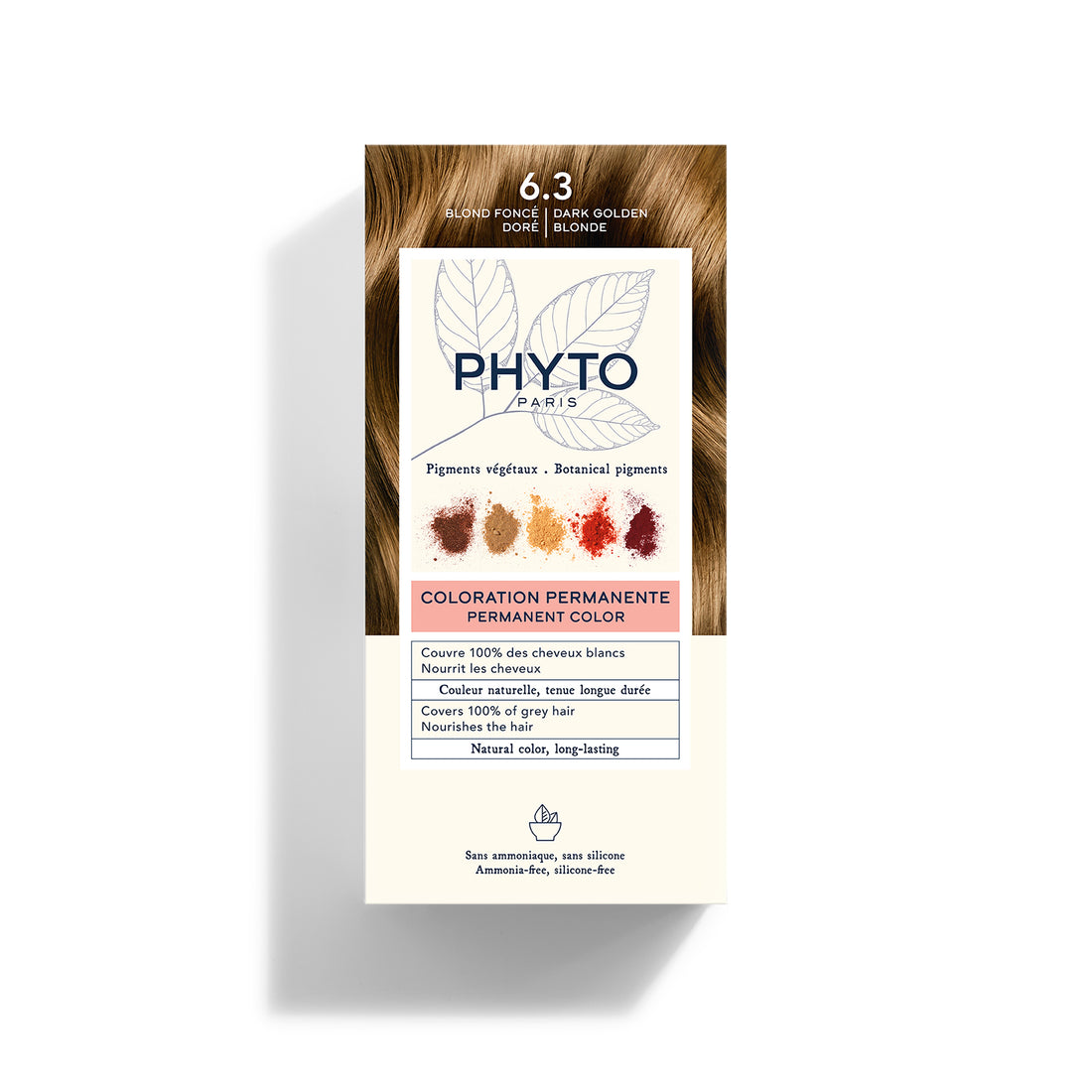 Phytocolor Permanent Color Shade 6.3 Dark Golden Blonde