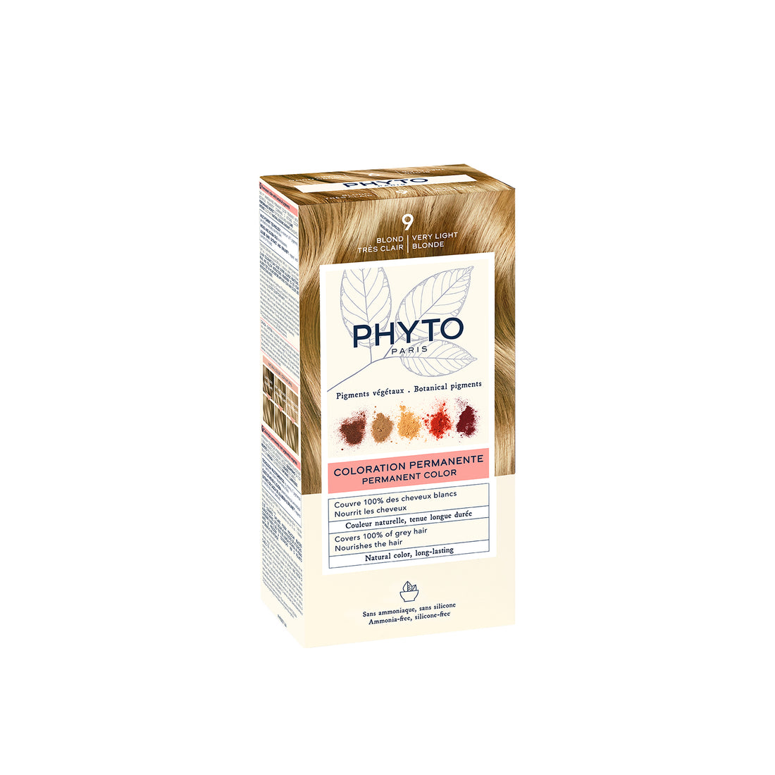 Phytocolor Permanent Color Shade 9 Very Light Blonde