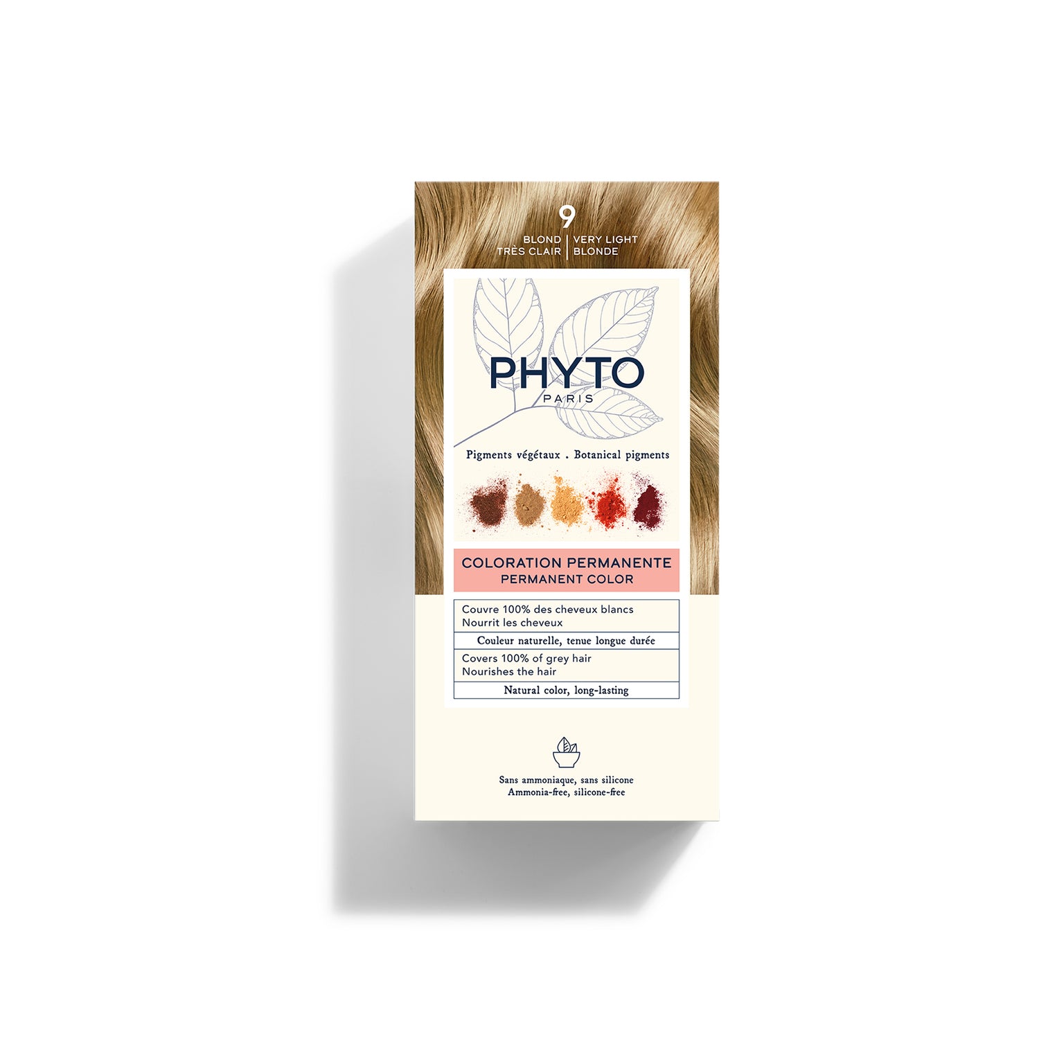 Phytocolor Permanent Color Shade 9 Very Light Blonde