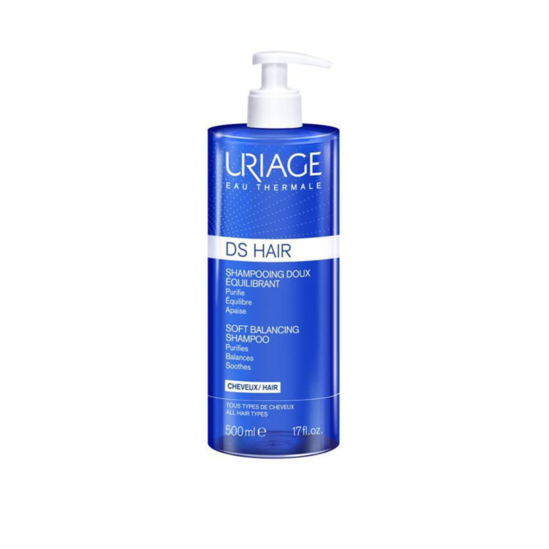 Uriage D.S. Hair Soft Balancing Shampoo 500ml (16.91fl oz)