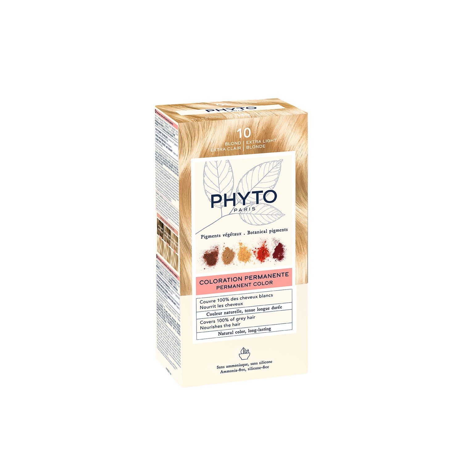 Phytocolor Permanent Color Shade 10 Extra Light Blonde
