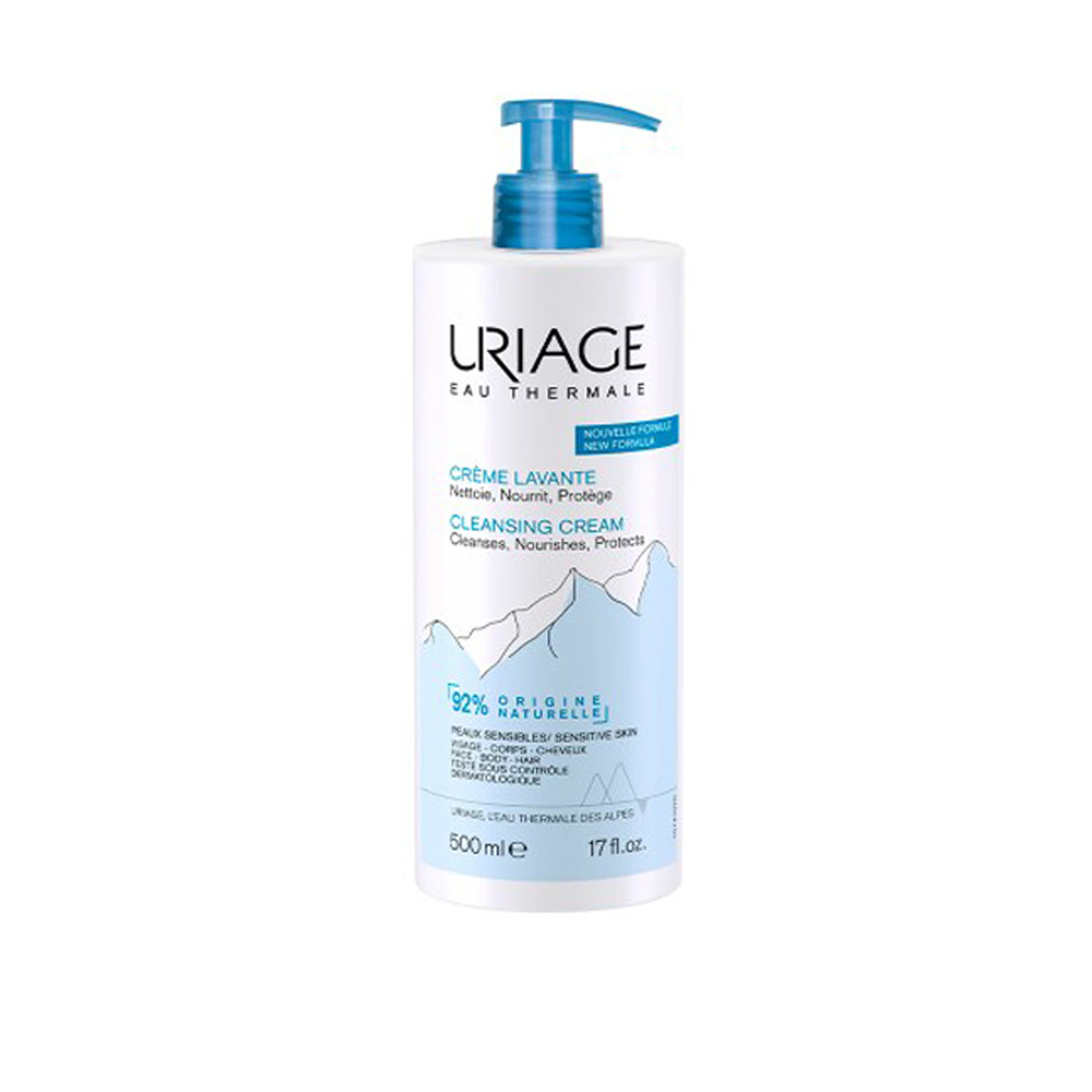 Uriage Cleansing Cream 500ml (16.91fl oz)