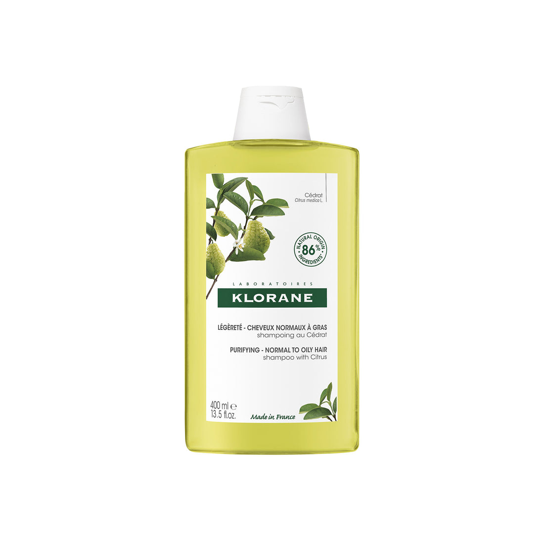 Klorane Purifying Shampoo with Citrus Pulp 400ml (13.53fl oz)