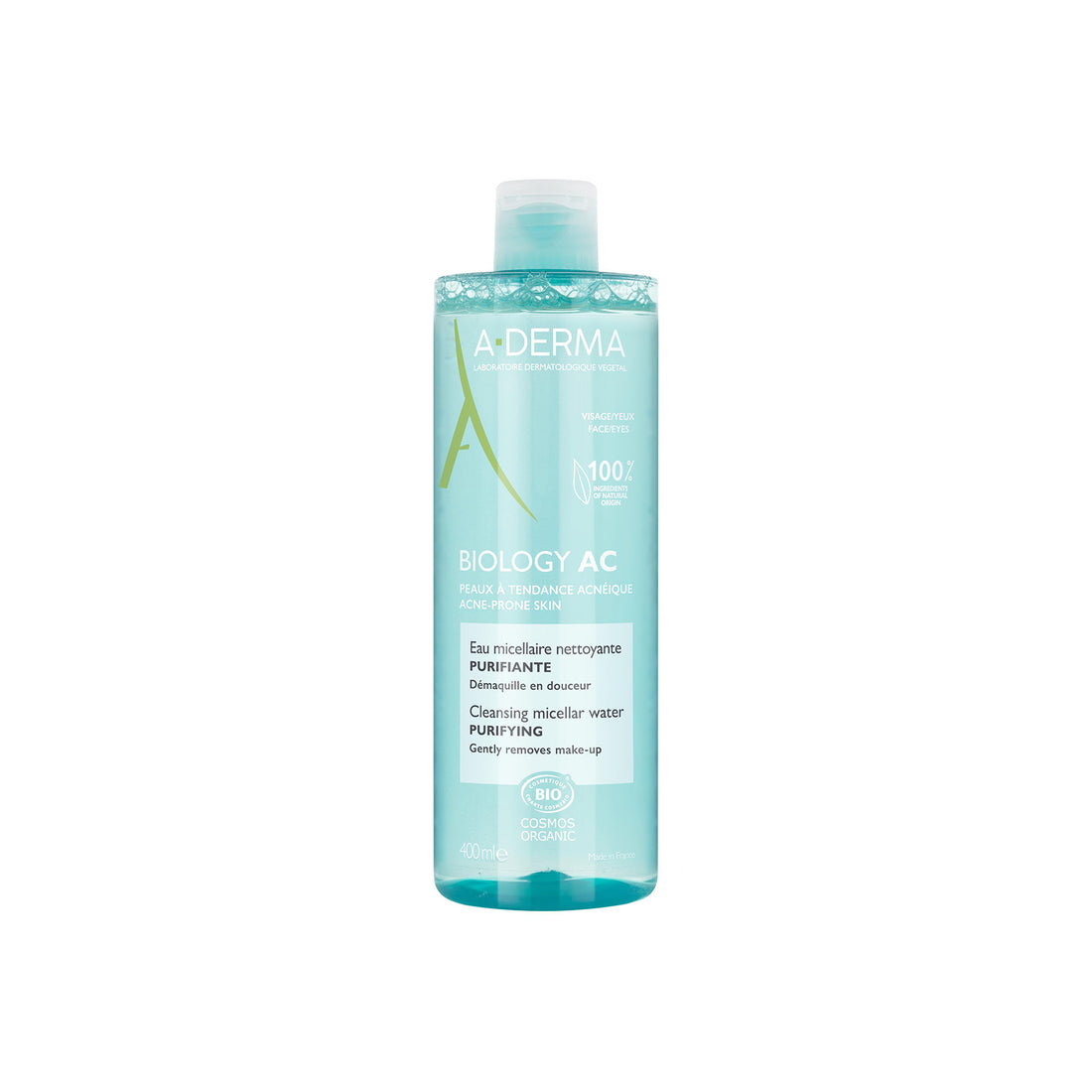 A-Derma Biology AC Cleansing Micellar Water 400ml (13.52 fl oz)