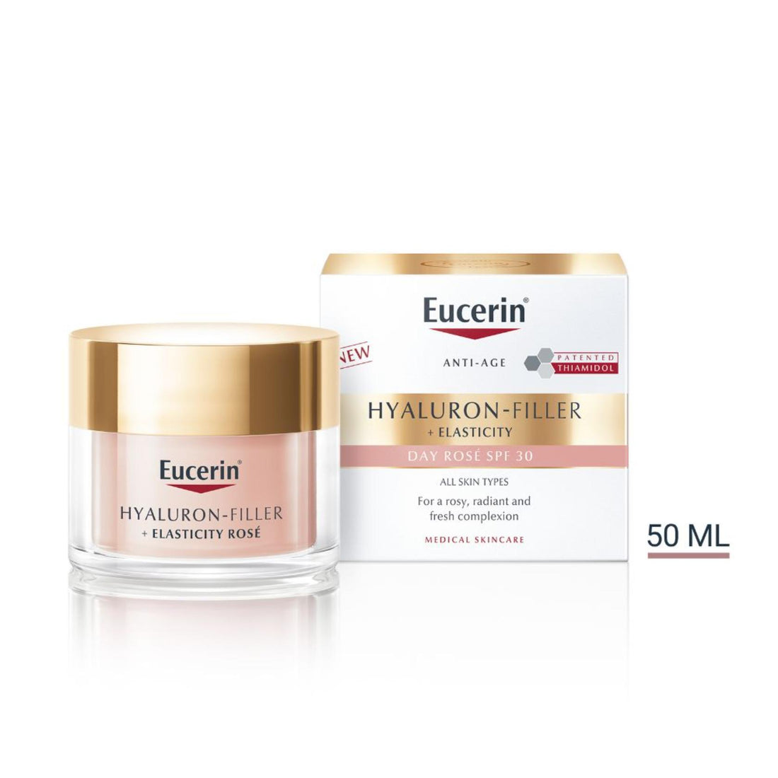 Eucerin Hyaluron-Filler + Elasticity Day Cream Rosé SPF30 50ml (1.69 fl oz)